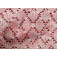 thumbnail image 4 of oneOone Cotton Poplin Peach Fabric Texture & Triangle Geometric Craft Projects Decor Fabric Printed By The Yard 42 Inch Wide, 4 of 4