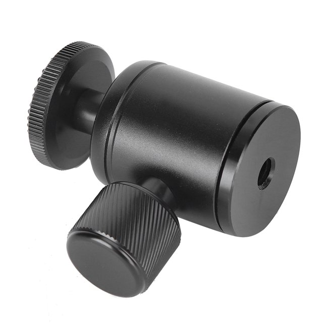 Ballhead, Portable CNC Lightweight Spherical Ballhead Mini Wear Proof Sturdy With All Metal Locking Knob For Tripods For Camera