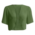 thumbnail image 3 of Long Cardigans for Women Soft Chiffon Open Front Sheer Short Sleeve Cardigans For Evening Dress on Clearance, 3 of 4