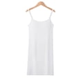 thumbnail image 4 of Gpoecd Shelf Bra Tank Tops for Women Adjustable Spaghetti Strap Basic Layer Backless Design No Steel Ring Plus Size Camisole Tops for Women 01_White,XXL, 4 of 5
