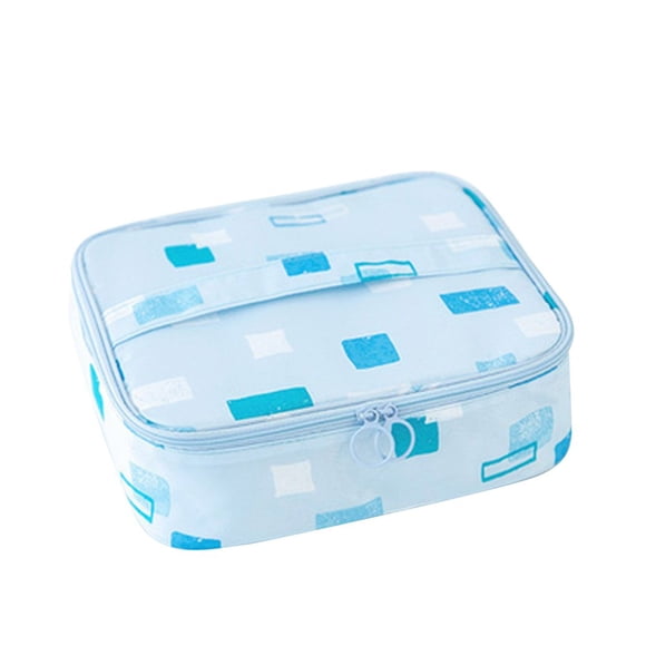 AMERTEER Travel Makeup Bag Large Cosmetic Bag Makeup Case Organizer For Women And Girls