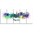thumbnail image 1 of Design Art Paris Skyline Canvas Print, 1 of 3