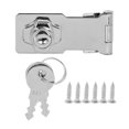 thumbnail image 4 of Serrure à Loquet avec Clé, Loquet Verrouillable Incassable, Acier Inoxydable Solide et Durable pour Armoire, 4 of 8
