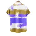 thumbnail image 5 of Styesk T-Shirts pour Homme Mode Décontractée Imprimé Poche Bouton Manches Courtes Col Rabattu Blouse Chemise, 5 of 5