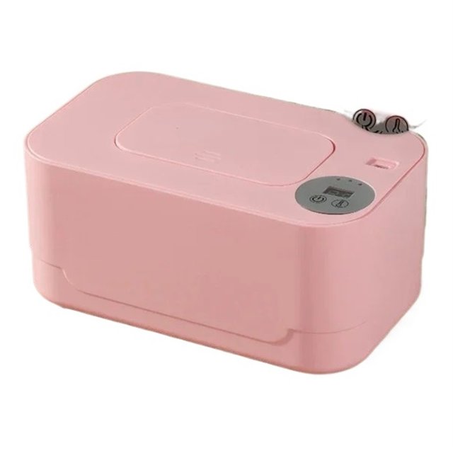 LED Display Wipe Warmer Heater Wet Towel Dispenser Portable USB Charge Wipe Warmer Napkin Heating Box Home/Car Use