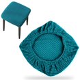 thumbnail image 1 of Harpily Vanity Stool Covers Square Dining Chair Seat Covers for Wedding Party Bar Hotel Stretch Stool Cover With Non Slip Design, 1 of 4