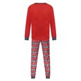 thumbnail image 2 of LSLJS Christmas Family Pajamas Matching Sets, Matching Family Christmas Pajamas Set Christmas Pjs for Family Set Red Plaid Top and Long Pants Sleepwear Sets for Holiday Xmas Sleepwear Set, 2 of 9