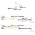 thumbnail image 2 of Unique Bargains 4Pcs 15 inch 300N/67LB Universal Lift Supports Struts Shocks for Car Boat RV, 2 of 8