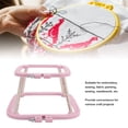 thumbnail image 3 of Double Layer Embroidery Frame, Adjustable Integrated Stitch Hoop Stand for Desktop, ABS Needlework Holder Tool, Suitable for Household, Most Scenes, 3 of 7