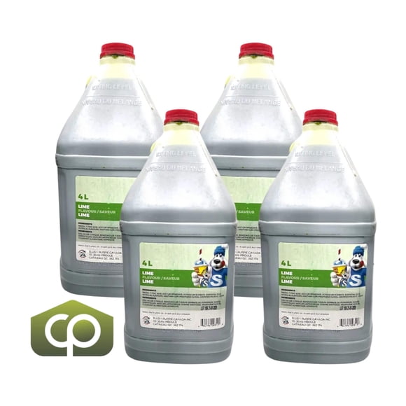 Slush Puppie Sirop pour Barbotine à la Lime Concentré 5:1 135 Oz/4 L