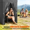 thumbnail image 4 of Outsunny 4x4 ft Compact Pop Up Canopy Tent, UPF50+ Portable Privacy Canopy, 4 of 10