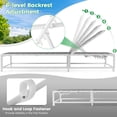 thumbnail image 2 of Patiojoy 2 Pcs Chaise Longue de Patio Extérieure en Aluminium Inclinable à 5 Positions avec Roues pour Jardin Cour Piscine, 2 of 6