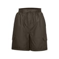 thumbnail image 3 of Timegard Cargo Shorts for Women High Waisted Drawstring Athletic Summer Hiking Outdoor Shorts with Pocket, 3 of 6