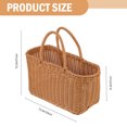 thumbnail image 2 of SHISUYAN 1pc Portable Vegetable Storage Basket Rural Style Storage Basket Outdoor Basket, 2 of 6