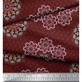 thumbnail image 2 of Soimoi Georgette Viscose Fabric Mandala Decorative Print Sewing Fabric Yard 42 Inch Wide, 2 of 3