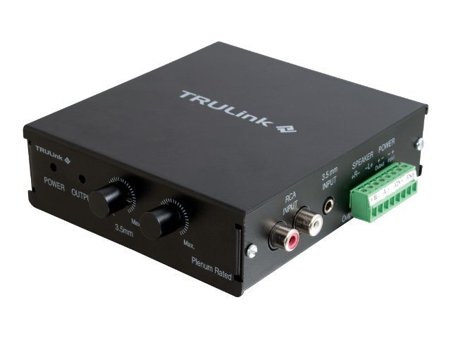 C2G Amplificateur Audio - Classé Plenum - Amplificateur - 40 Watts (total) - Noir