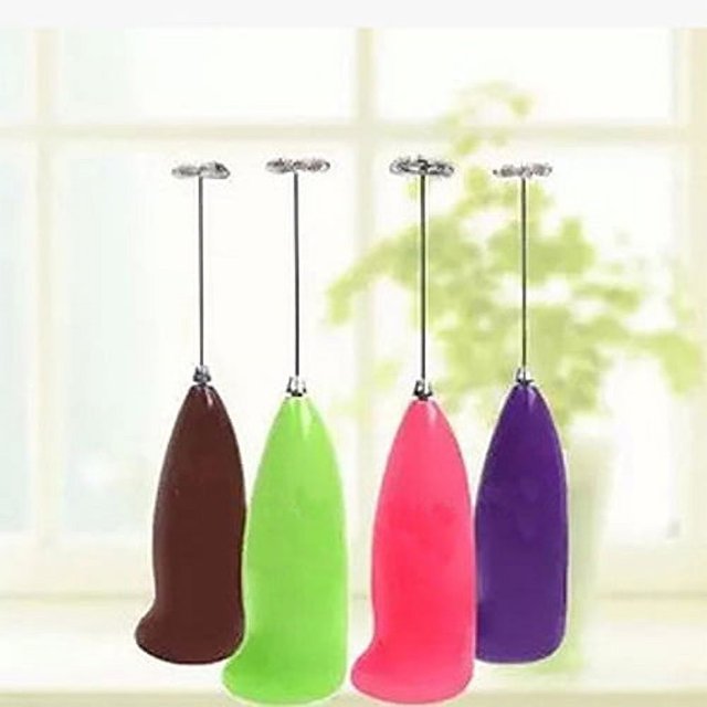 Automatic Mini Hand-Held Electric Stainless Steel Milk Frother Mixer Whisk