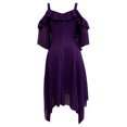 thumbnail image 3 of Off Shoulder Dress Summer Womens Fashion Dark In Love Ruffle Sleeves Off Shoulder Gothic Midi Dress, 3 of 4