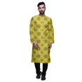 thumbnail image 1 of Atasi Kurta Décontracté Imprimé à Col Chinois avec Churidar Kurta Chemise pour Homme, 1 of 1