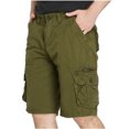 thumbnail image 3 of Besolor Shorts Cargo pour Hommes Décontractés Amples à Fermeture Éclair Jambe Droite Shorts d'Extérieur de Randonnée et d'Entraînement avec Multiples Poches, 3 of 4