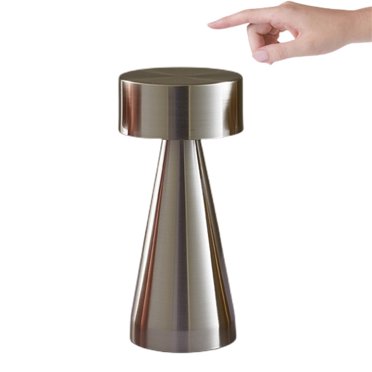 RKSTN Lampe de Bureau pour Bureau Maison Lampe de Table à Piles, Lampe de Bureau LED Rechargeable Sans Fil avec Touches, Luminosité à 3 Niveaux, Décoration Protection des Yeux USB Lampe de Nuit Lampe de Table