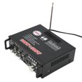 thumbnail image 1 of BT , 80W X 2 Stereo Receiver Mini Hi Fi Integrated Amp With Headphone Jack, Bass Treble Control For Home Speakers, USB, Memory Card,, 1 of 8