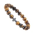 thumbnail image 1 of Redempat Fashionable And Comfortable To Wear Unisex Beaded Bracelets For Everyday Chic tiger eye stone 1Set, 1 of 6