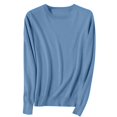 thumbnail image 1 of Timegard Womens Sweaters Crewneck Comfy Knit Pullover Fall Winter Casual Solid Color Long Sleeve Tops, 1 of 6