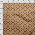 thumbnail image 3 of oneOone Velvet Brown Fabric Asian Block Print Sewing Material Print Fabric By The Yard 58 Inch Wide, 3 of 4