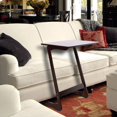 thumbnail image 1 of GoDecor Bamboo Sofa Side Table Snack End Side Table Coffee Table TV Snack Trays Sofa Side Table Modern Furniture for Home Office (Brown), 1 of 5