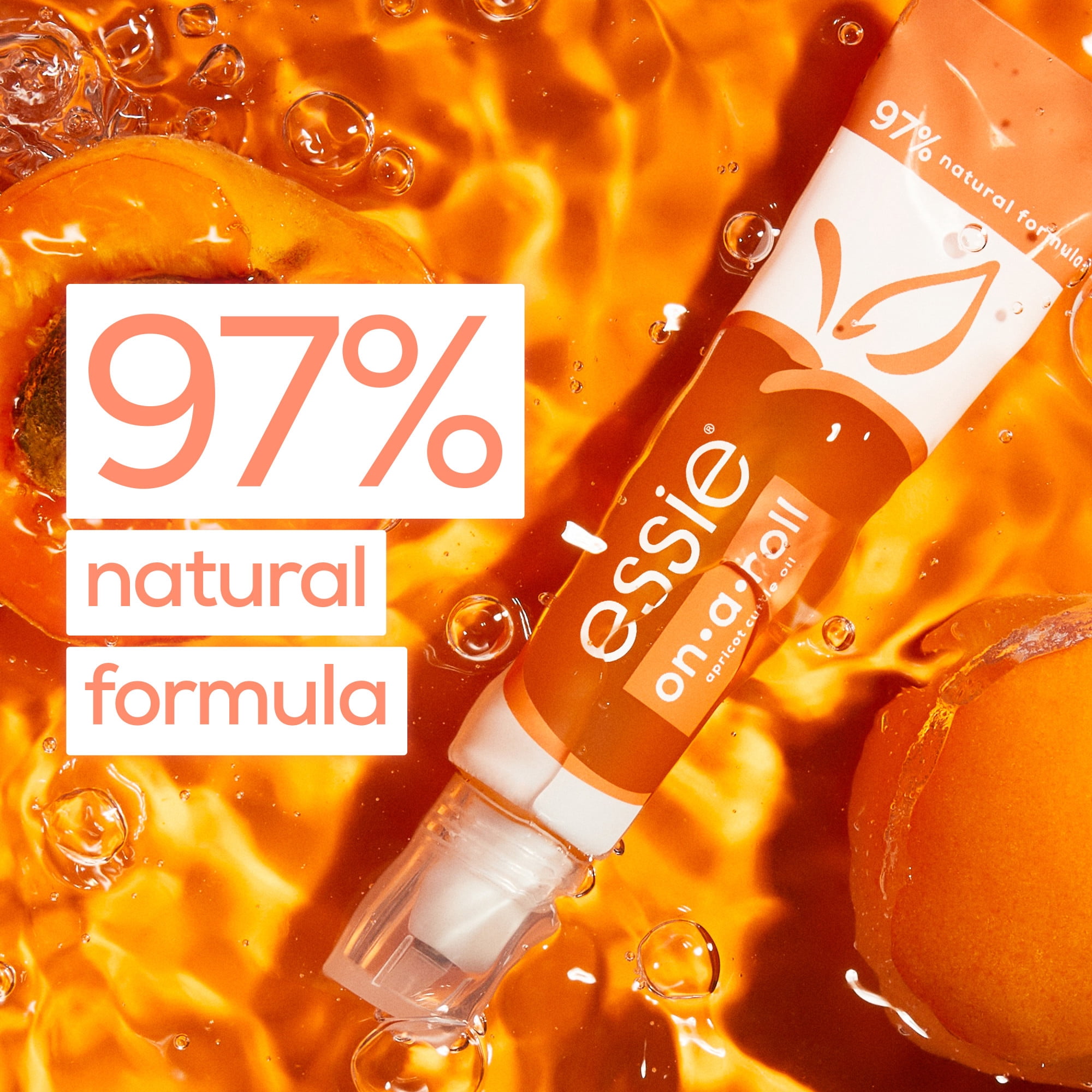 Essie On a Roll, Huile Ongles & Cuticules avec Huile D'Abricot, Formule Naturelle à 97 %, Végane, 13,5 ml