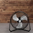 thumbnail image 4 of Hurricane Pro Series 16 Inch High Velocity Metal Orbital Floor Fan, Black, 4 of 9