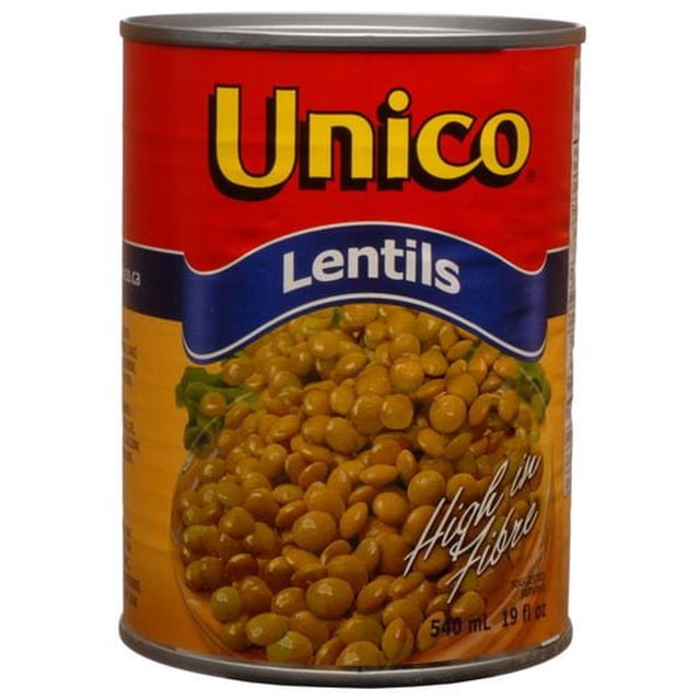 Unico High in Fibre Lentils