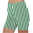 thumbnail image 1 of Plebaso Shorts pour Femmes 2025 Shorts de Plage à Rayures Taille Haute Mode Décontractée Leggings Courts pour Femmes, 1 of 5