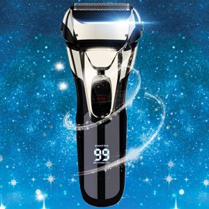 Feltree Rasoir électrique pour hommes rechargeable avec LED Afficher Rasoir du visage étanche avec trimeur pour utilisation humide et sèche