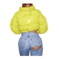 thumbnail image 3 of FOCUSNORM Femmes Juniors Mode Manches Longues Col Montant Vestes Matelassées Métalliques, 3 of 7