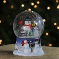 thumbnail image 4 of Northlight Snowman Famille Musical Noël Snow Globe - 7 Pouces, 4 of 4