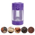 thumbnail image 1 of Bocal de Rangement Scellé, Léger Portable Polyvalent Rechargeable Durable avec Grossissement pour Maison Violet, 1 of 8