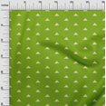thumbnail image 2 of oneOone Georgette Viscose Green Fabric Triangle Geometric Crafts Projects Decor Fabric Printed By The Yards 42 Inches Wide, 2 of 4
