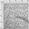 thumbnail image 2 of oneOone Cotton Poplin Gray Fabric Abstract Floral Sewing Material Print Fabric By The Yard 56 Inch Wide, 2 of 5