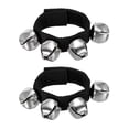 thumbnail image 1 of PRETXORVE 2 Pcs Clochettes de Poignet Clochettes Grelots Clochettes de Cheville Clochettes de Poignet Bracelet Instruments de Percussion Musical 4 Clochettes pour Fête, 1 of 1