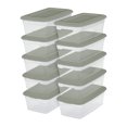 thumbnail image 1 of Sterilite Ensemble de (10) Boîtes 5.7L- Vert, 1 of 4