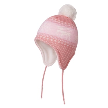 Pisexur Baby Christmas Hats with Ear Flaps Fashion Baby Boys and Girls Warm Winter Hat Beanie Soft Cozy Xmas Knit Hat Cute Fleece Beanie for Toddler 0-3 Years