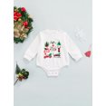thumbnail image 3 of goowrom Barboteuse de Noël pour Bébé, Motifs de Dessins Animés Body Col Rond, 3 of 9