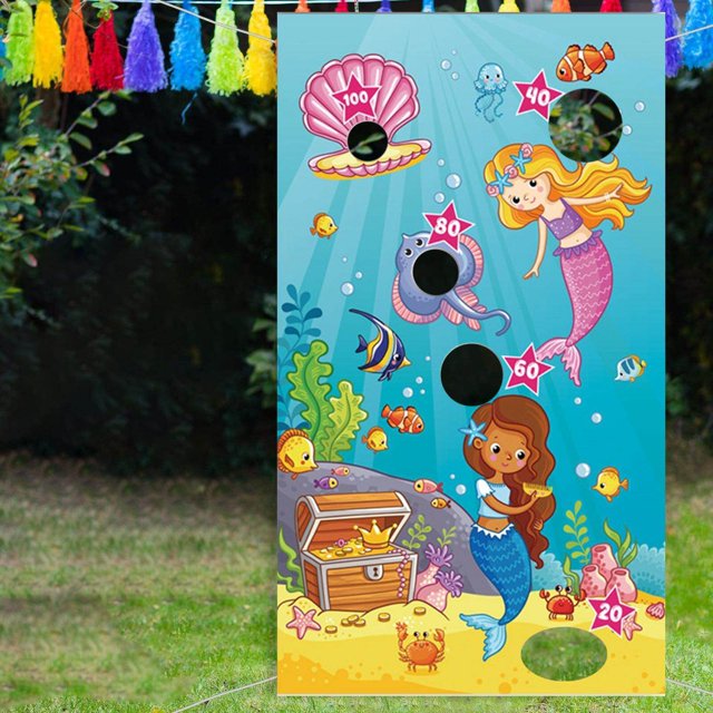 fastboy Ensemble de Jeu de Poire Réutilisable Bannière Interaction entre Amis Lancer Jeu Style de Jeu de Cour D