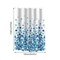 thumbnail image 3 of TIELUTT Fabric Clear Shower Curtain Liner Heavy Duty 96 Washable Shower Curtain Liner with Pockets Heavy Shower Curtain with Suction Cups Striped Shower Curtain Set Extra Wide Shower Curtain Liner, 3 of 3