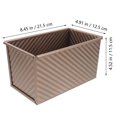 thumbnail image 2 of HAR Adhesive Non-stick Loaf Pan with Lid Carbon Steel Toast Mold, 2 of 8
