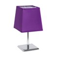 thumbnail image 1 of Simple Designs Mini Chrome Table Lamp with Squared Empire Fabric Shade, 1 of 9