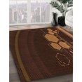 thumbnail image 3 of Ahgly Tapis Rectangulaire Lavable en Machine Intérieur Transitionnel Acajou Brun, 8 Pieds x 12 Pieds, 3 of 7