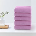thumbnail image 4 of Kyusrd 5pc Velvet Towel Plain Face Towel Soft Absorbent Face Wash Ah Face Towel, 4 of 7